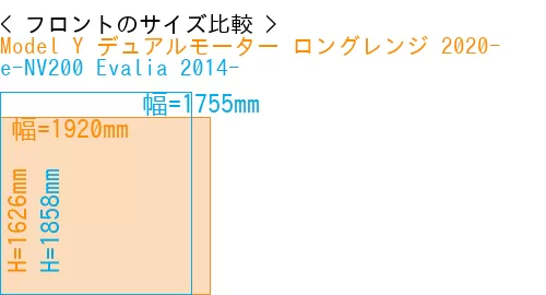 #Model Y デュアルモーター ロングレンジ 2020- + e-NV200 Evalia 2014-